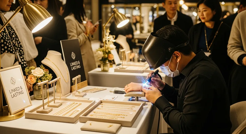 Permanent jewelry event